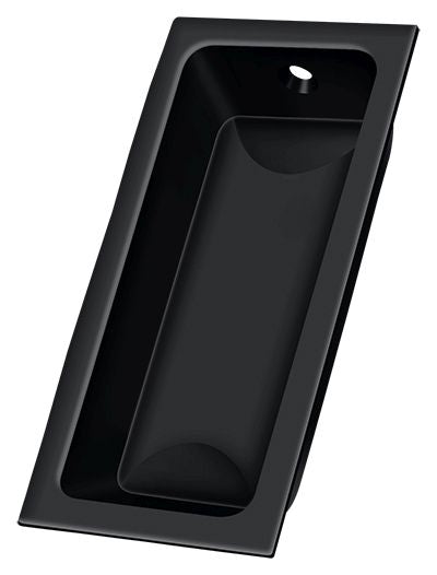 Deltana - Flush Pull; Large; 3-5/8" x 1-3/4" x 1/2" - Black