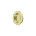 Deltana - 2-3/8" Round Flush Pull - Unlacquered Bright Brass