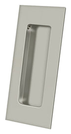 Deltana - 4" x 1-7/8" Heavy Duty Rectangular Flush Pull - Satin Nickel