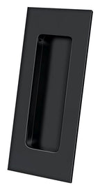 Deltana - 4" x 1-7/8" Heavy Duty Rectangular Flush Pull - Black