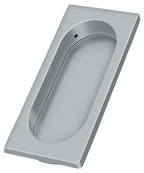 Deltana - Flush Pull; Large; 4" x 1-5/8" x 3/8" - Satin Chrome
