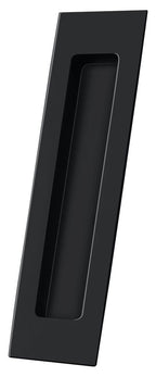Deltana - Flush Pull; Rectangular; Solid Brass; 7" x 1-7/8" x 3/8" - Black