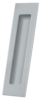 Deltana - Flush Pull; Rectangular; Solid Brass; 7" x 1-7/8" x 3/8" - Satin Chrome
