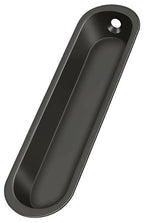 Deltana - Flush Pull; 4" x 1" x 1/2" - Oil Rubbed Bronze