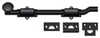 Deltana - 10" Surface Bolt with Offset; Heavy Duty - Black