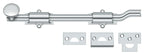 Deltana - 10" Surface Bolt with Offset; Heavy Duty - Bright Chrome