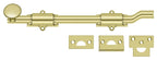 Deltana - 10" Surface Bolt with Offset; Heavy Duty - Bright Brass