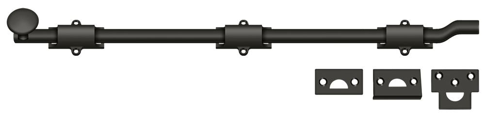 Deltana - 18" Surface Bolt with Offset; Heavy Duty - Oil Rubbed Bronze