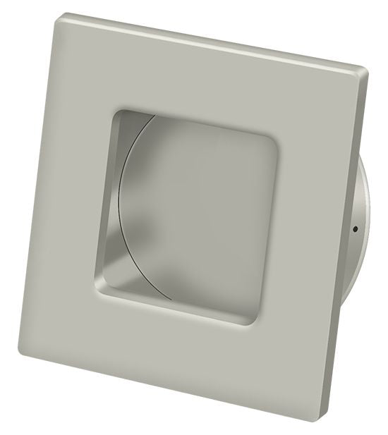 Deltana - 2-3/4" Square Heavy Duty Flush Pull - Satin Nickel