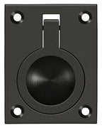 Deltana - Flush Ring Pull; 2-1/2" x 1 7/8" - Oil Rubbed Bronze