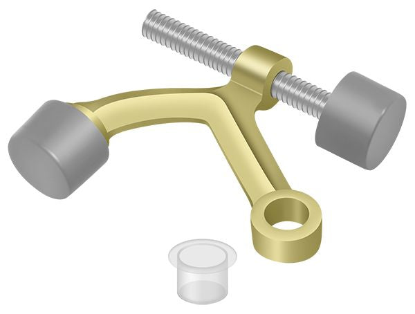 Deltana - Hinge Pin Stop; Hinge Mounted - Bright Brass