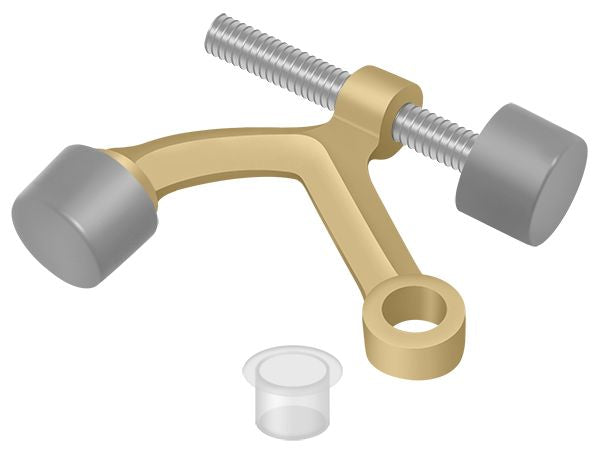 Deltana - Hinge Pin Stop; Hinge Mounted - Brushed Brass