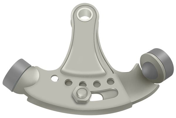 Deltana - Hinge Pin Stop; Hinge Mounted; Adjustable - Satin Nickel