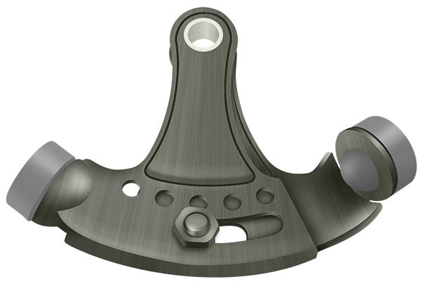 Deltana - Hinge Pin Stop; Hinge Mounted; Adjustable - Antique Nickel