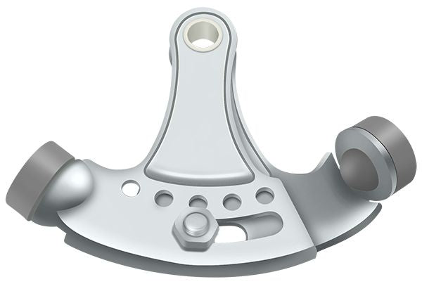 Deltana - Hinge Pin Stop; Hinge Mounted; Adjustable - Bright Chrome