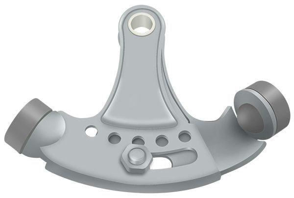Deltana - Hinge Pin Stop; Hinge Mounted; Adjustable - Satin Chrome