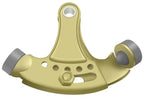 Deltana - Hinge Pin Stop; Hinge Mounted; Adjustable - Bright Brass