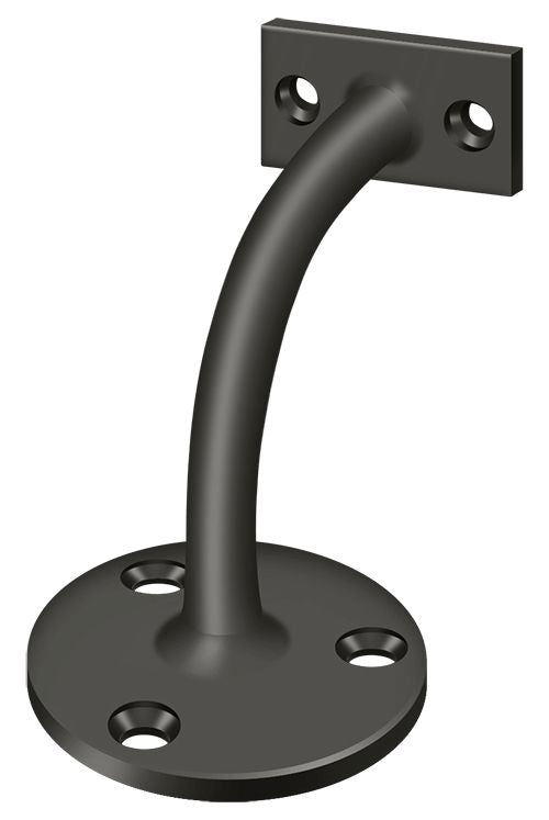 Deltana - Hand Rail Brackets; 3-3/16" Projection Light Duty - Oil Rubbed Bronze