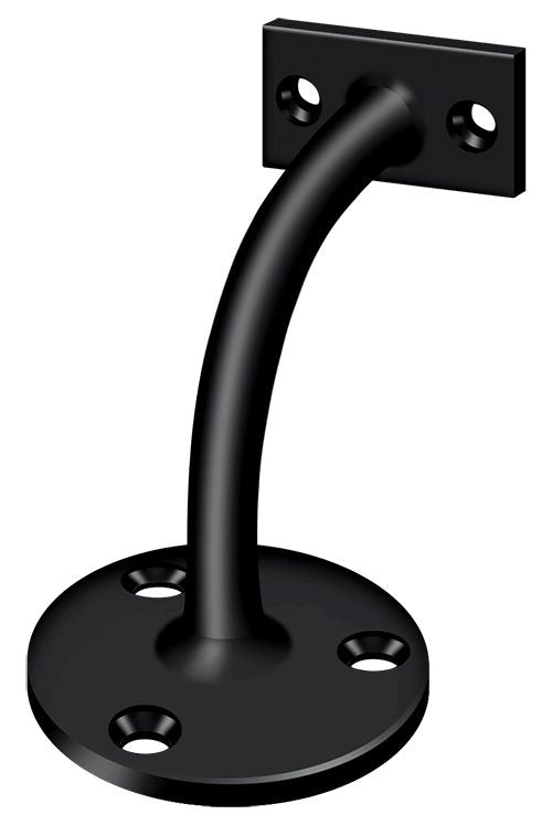 Deltana - Hand Rail Brackets; 3-3/16" Projection Light Duty - Black