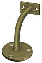 Deltana - Hand Rail Brackets; 3-3/16" Projection Light Duty - Antique Brass