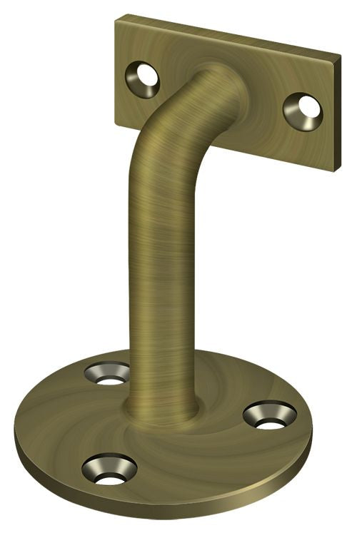 Deltana - Hand Rail Brackets; 3" Projection - Antique Brass