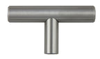 Pride Industrial - 2" Bar Pull Cabinet Knob - Stainless Steel