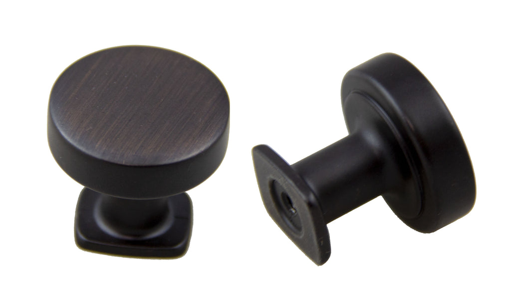 Pride Industrial - 1-1/4" Diameter Manhattan Cabinet Knob - Oil Rubbed Bronze