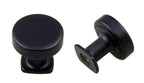 Pride Industrial - 1-1/4" Diameter Manhattan Cabinet Knob - Matte Black