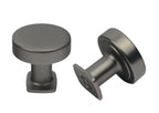 Pride Industrial - 1-1/4" Diameter Manhattan Cabinet Knob - Dark Pewter
