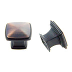 Pride Industrial - 1-1/4" Square Cabinet Knob - Oil Rubbed Bronze