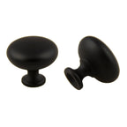 Pride Industrial - 1-1/4" St. Louis Cabinet Knob - Matte Black