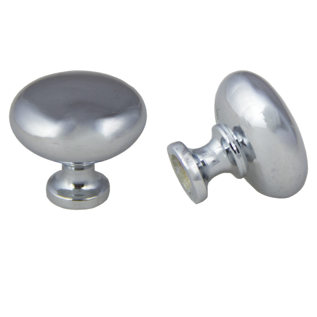 Pride Industrial - 1-1/4" St. Louis Cabinet Knob - Polished Chrome