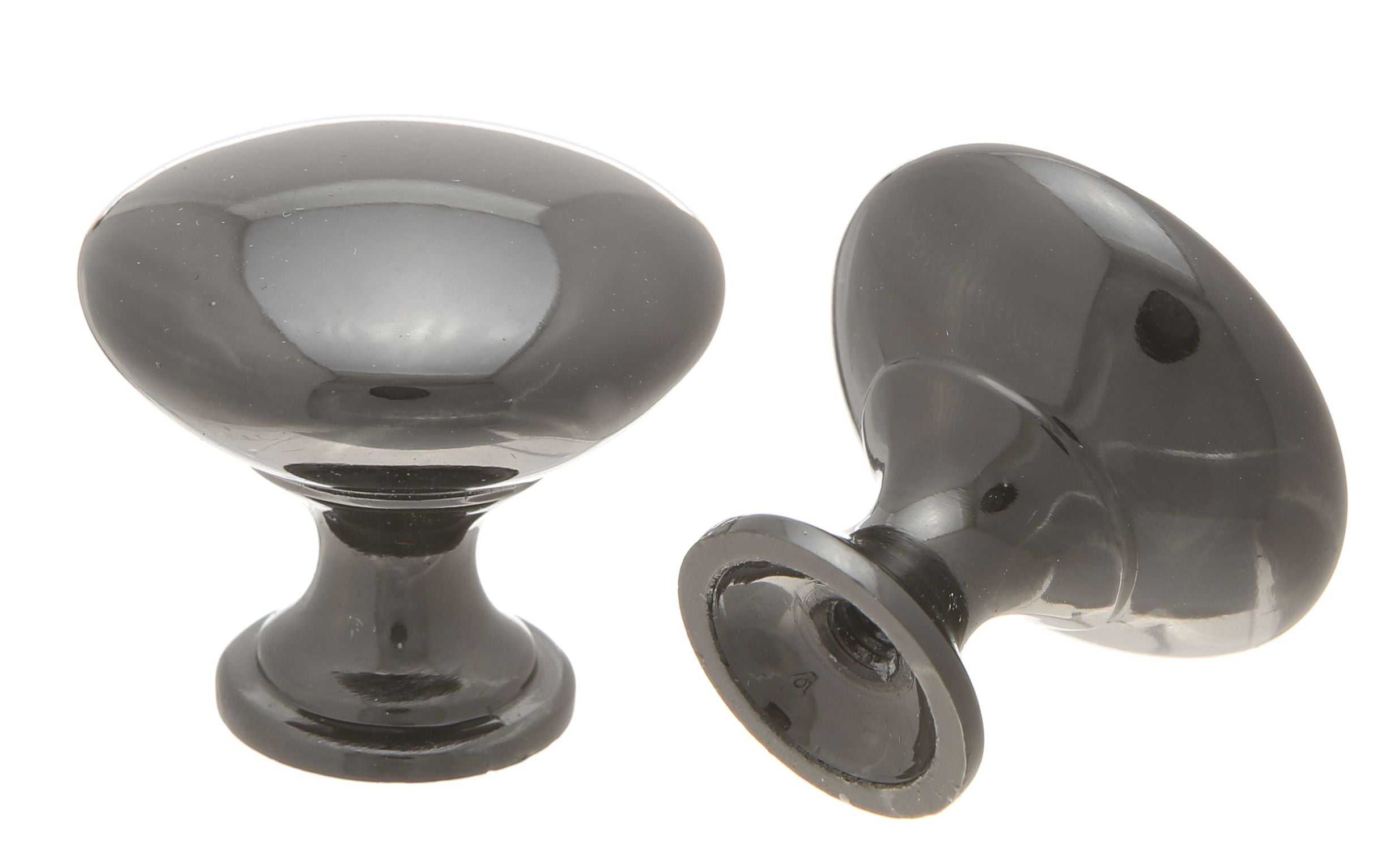 Pride Industrial K910BN 1-1/16" Diecast Mushroom Cabinet Knob Black Nickel Finish Main image