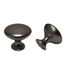 Pride Industrial - 1-1/16" Diecast Mushroom Cabinet Knob - Dark Pewter