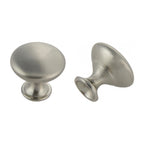 Pride Industrial - 1-1/16" Diecast Mushroom Cabinet Knob - Satin Chrome