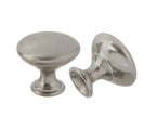 Pride Industrial - 1-1/16" Diecast Mushroom Cabinet Knob - Satin Nickel