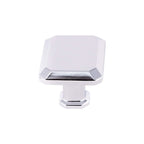 Pride Industrial - 1-1/2" Rectangle Cabinet Knob - Polished Chrome