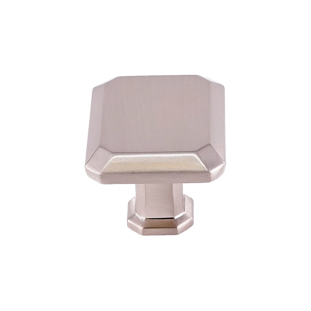 Pride Industrial K92430SN 1-1/2" Rectangle Cabinet Knob Satin Nickel Finish