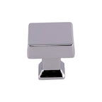 Pride Industrial - 1-1/4" Square Colorado Cabinet Knob - Polished Chrome