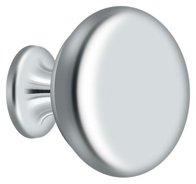 Deltana - Knob Round Solid - Bright Chrome