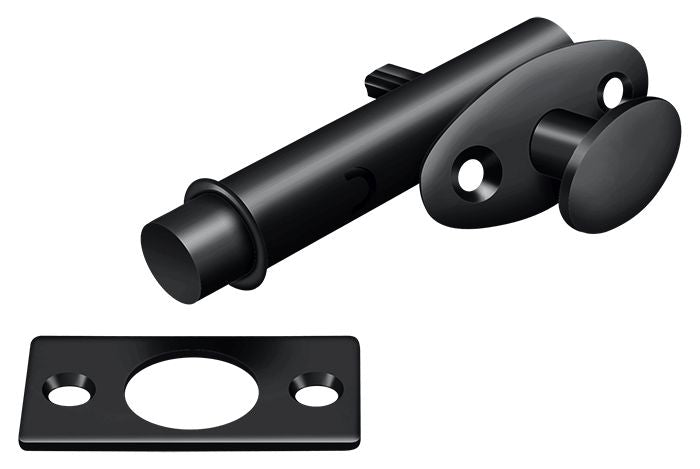 Deltana - Mortise Bolt - Black