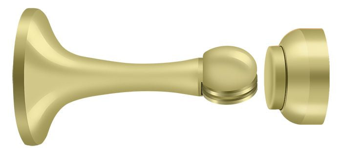 Deltana - Magnetic Door Holder 3" - Bright Brass