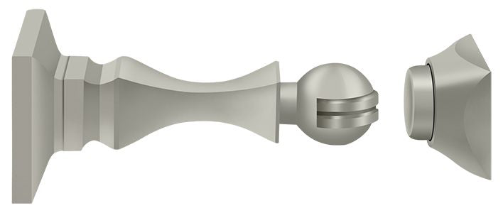 Deltana - Magnetic Door Holder 3-1/2" - Satin Nickel