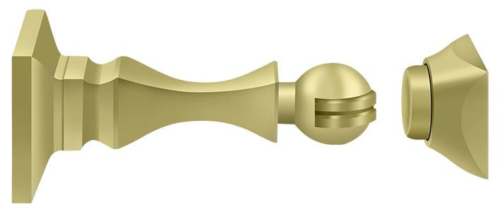 Deltana - Magnetic Door Holder 3-1/2" - Bright Brass
