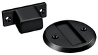 Deltana - Magnetic Door Holder Flush 2-1/2" Diameter - Black