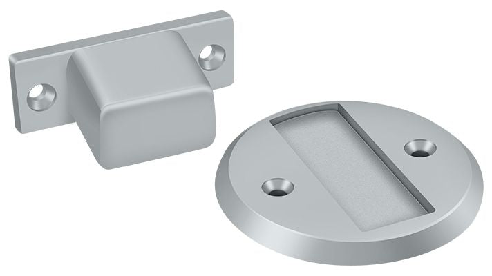 Deltana - Magnetic Door Holder Flush 2-1/2" Diameter - Satin Chrome