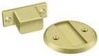 Deltana - Magnetic Door Holder Flush 2-1/2" Diameter - Bright Brass