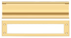 Deltana - Mail Slot; Heavy Duty - Lifetime Brass