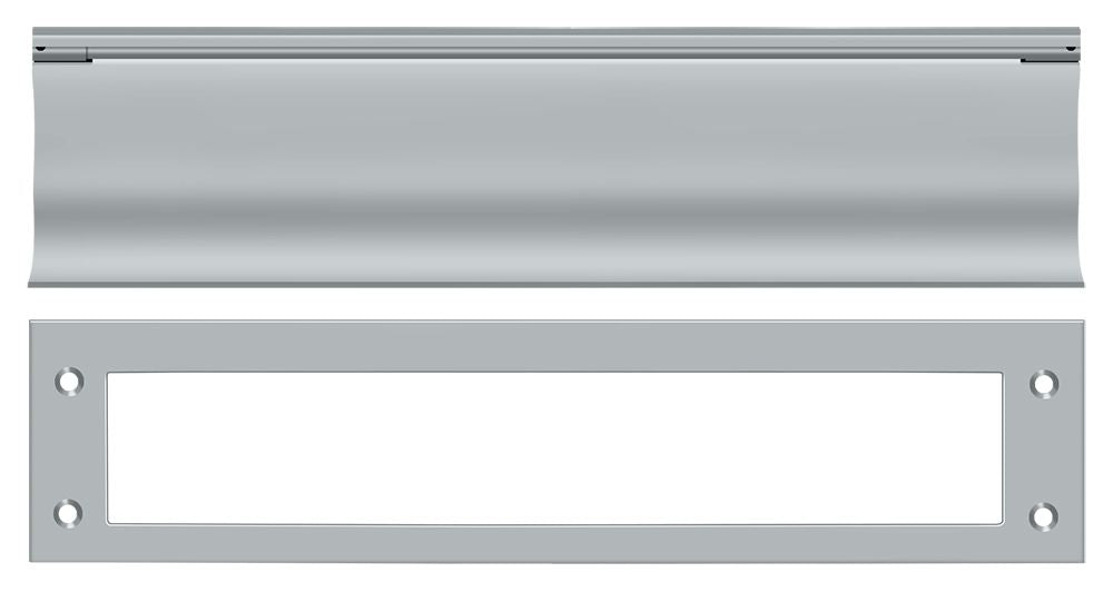 Deltana - Mail Slot; Heavy Duty - Satin Chrome