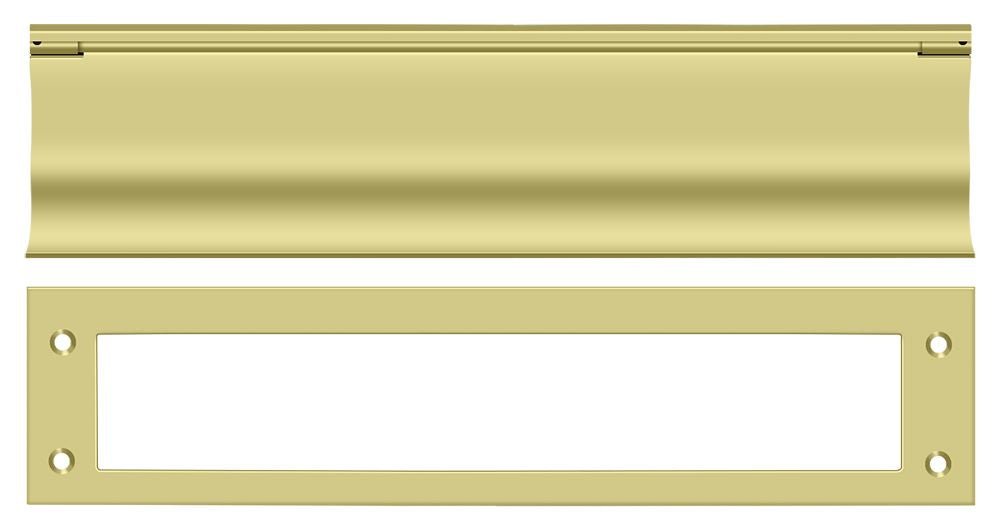 Deltana - Mail Slot; Heavy Duty - Bright Brass